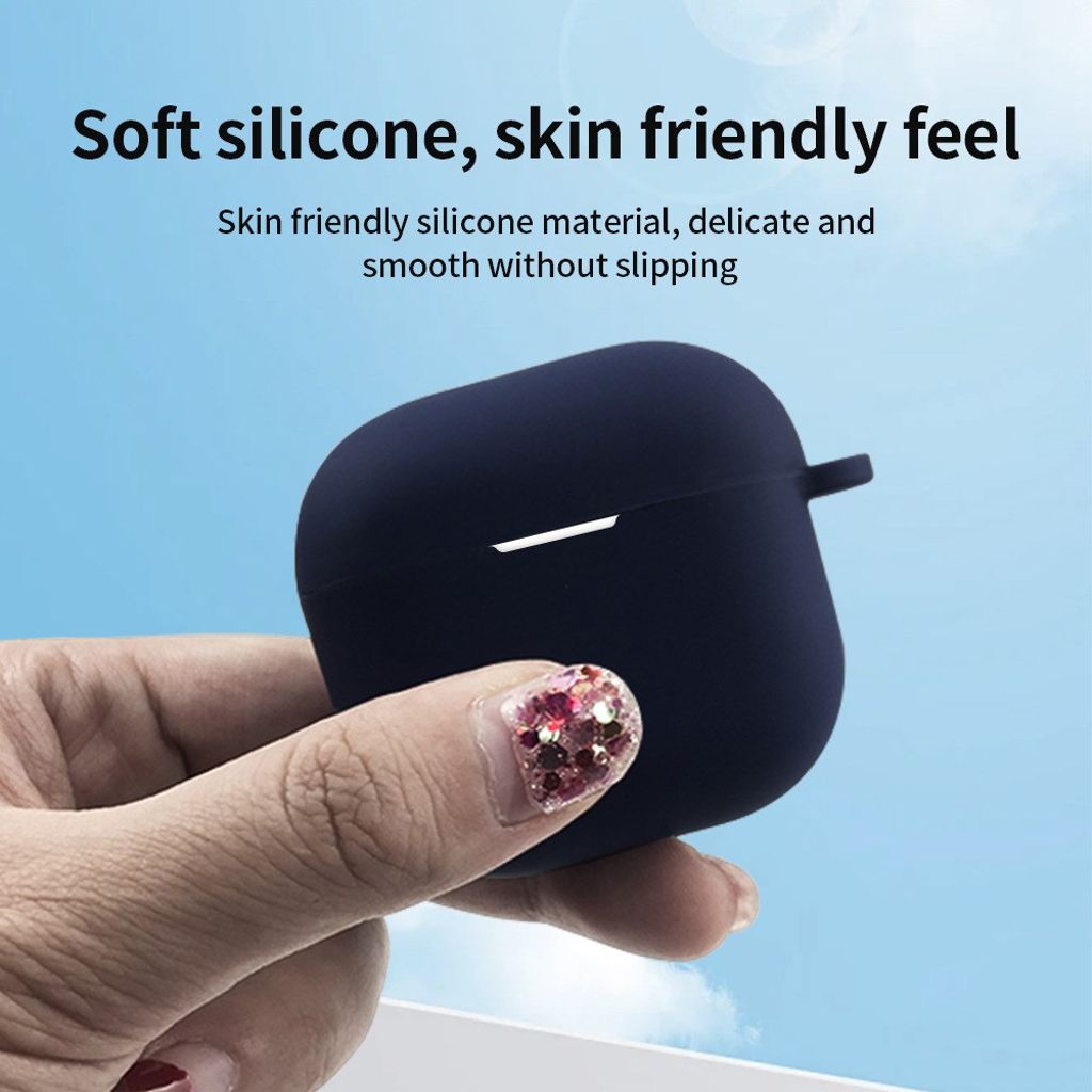 AirPods 4/5 Kuori Musta Karbinhakella