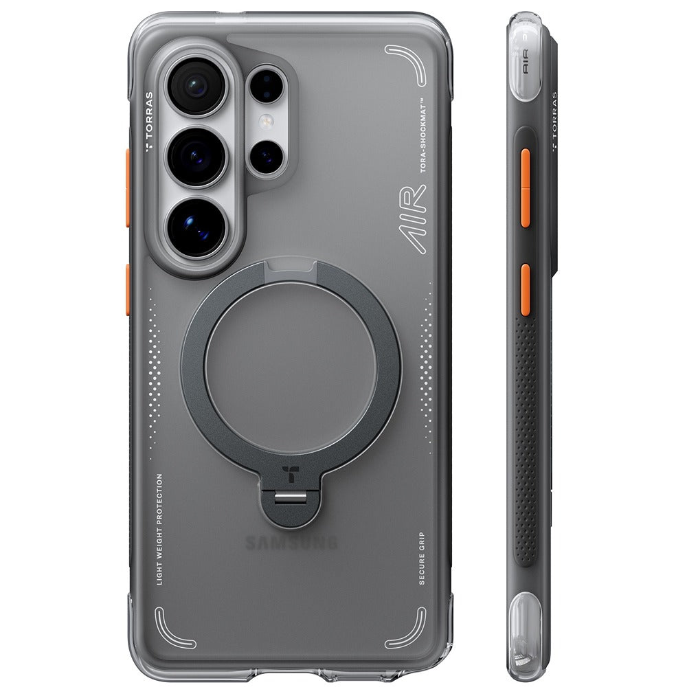 Torras Samsung Galaxy S26 Ultra Kuori Ostand Q3 Air Shadow Black