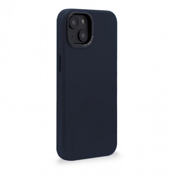 Decoded iPhone 14 Plus -kuoret nahkainen takakuori, tummansininen
