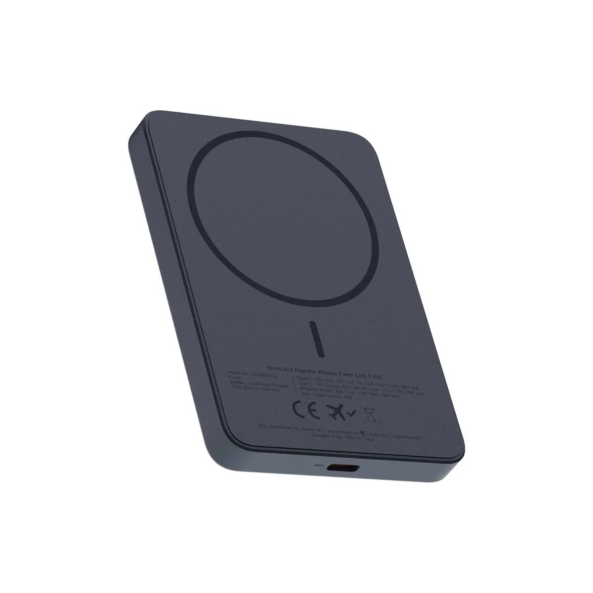 Xtorm MagSafe Powerbank Go2 Magnetic 15W USB-C 5000mAh Sininen