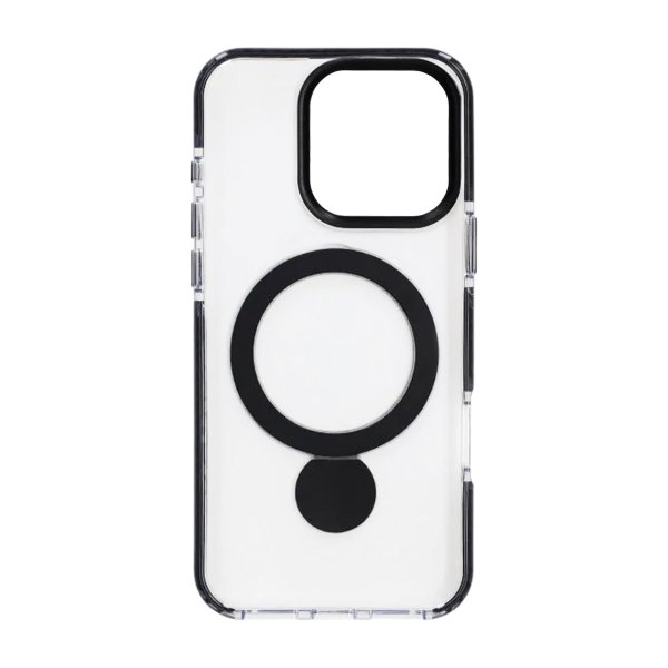 iPhone 16 Pro Kuori Sormusteline MagSafe Musta