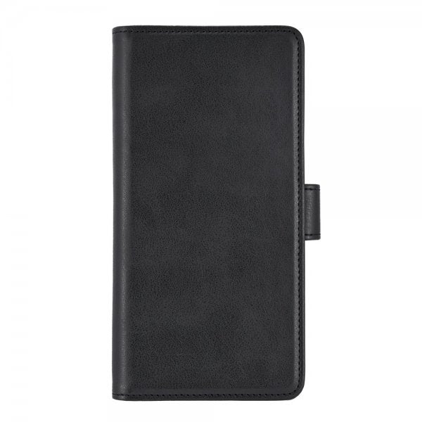 Essentials Xiaomi Redmi Note 14 Pro 5G -suojakotelo 2-in-1, vegaaninahkaa, musta