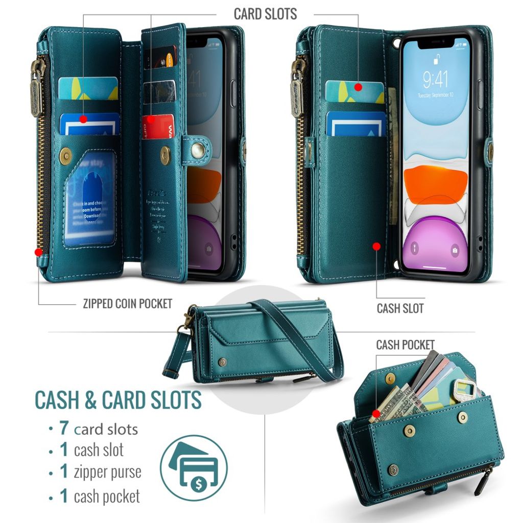 CaseMe iPhone 11 Kotelo C36 Series Vihreä