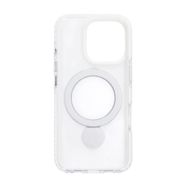 iPhone 16 Pro Max Kuoret Rengasjalusta MagSafe Läpinäkyvä