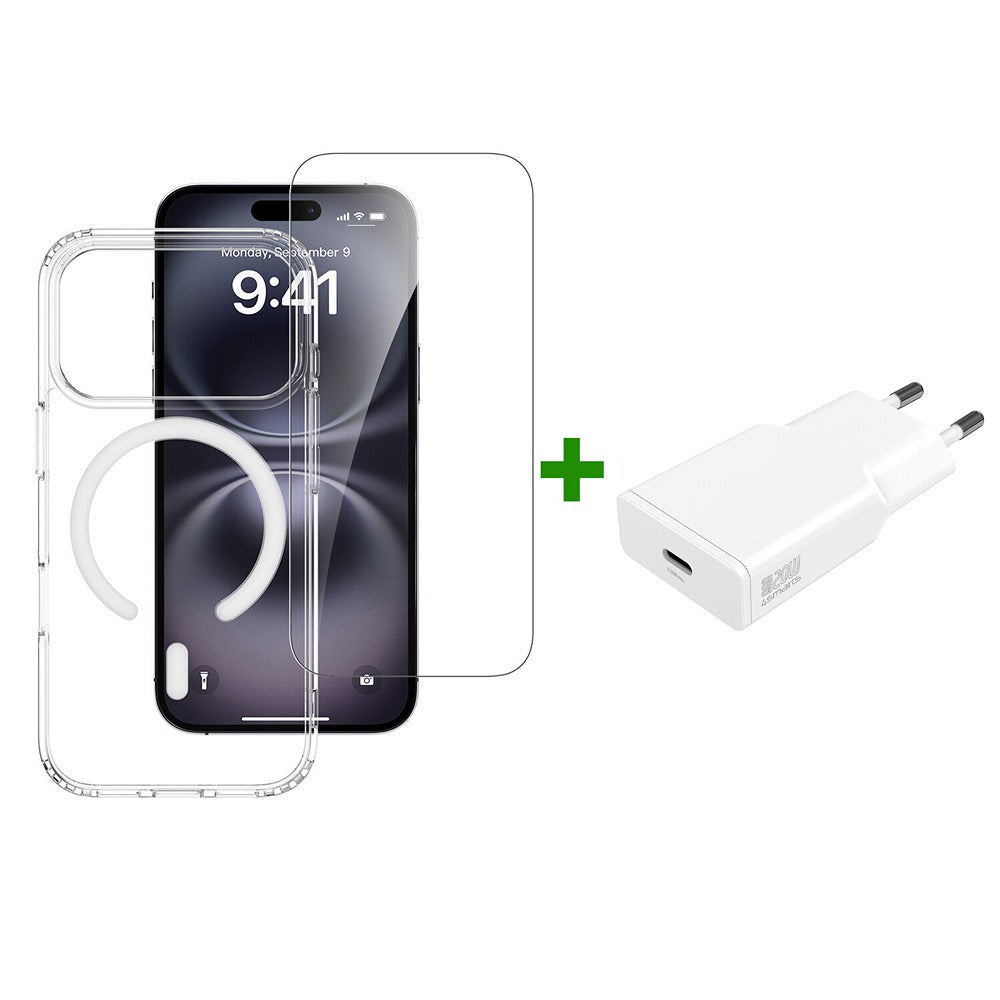 4smarts iPhone 17 Pro/iPhone 18 Pro 3in1 Premium -aloitussetti