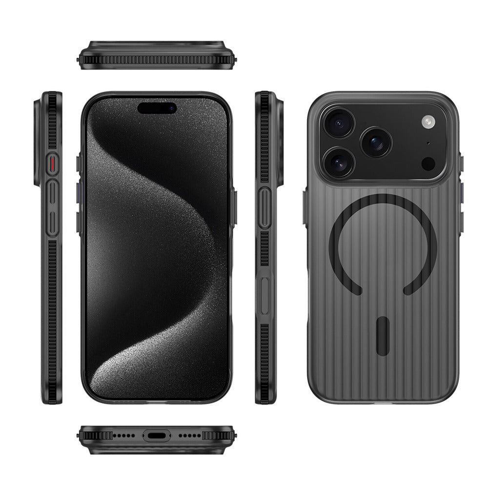 4smarts iPhone 17 Pro/iPhone 18 Pro Kuori Aero MagSafe Musta
