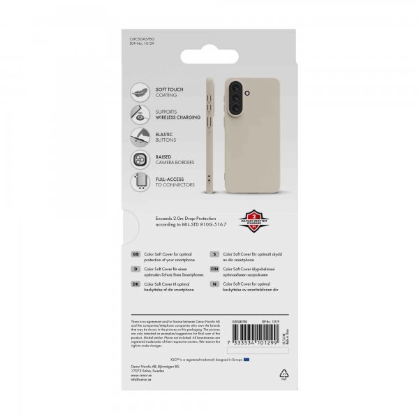 X2O Samsung Galaxy A57 Kuori Color Soft Beige