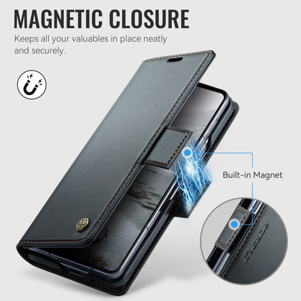 CaseMe Samsung Galaxy Z Fold 8 Ultra Kotelo 023 Series Musta