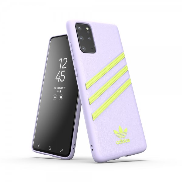 Adidas Samsung Galaxy S20 Plus -kuori OR 3 Stripes Snap Case, violetti
