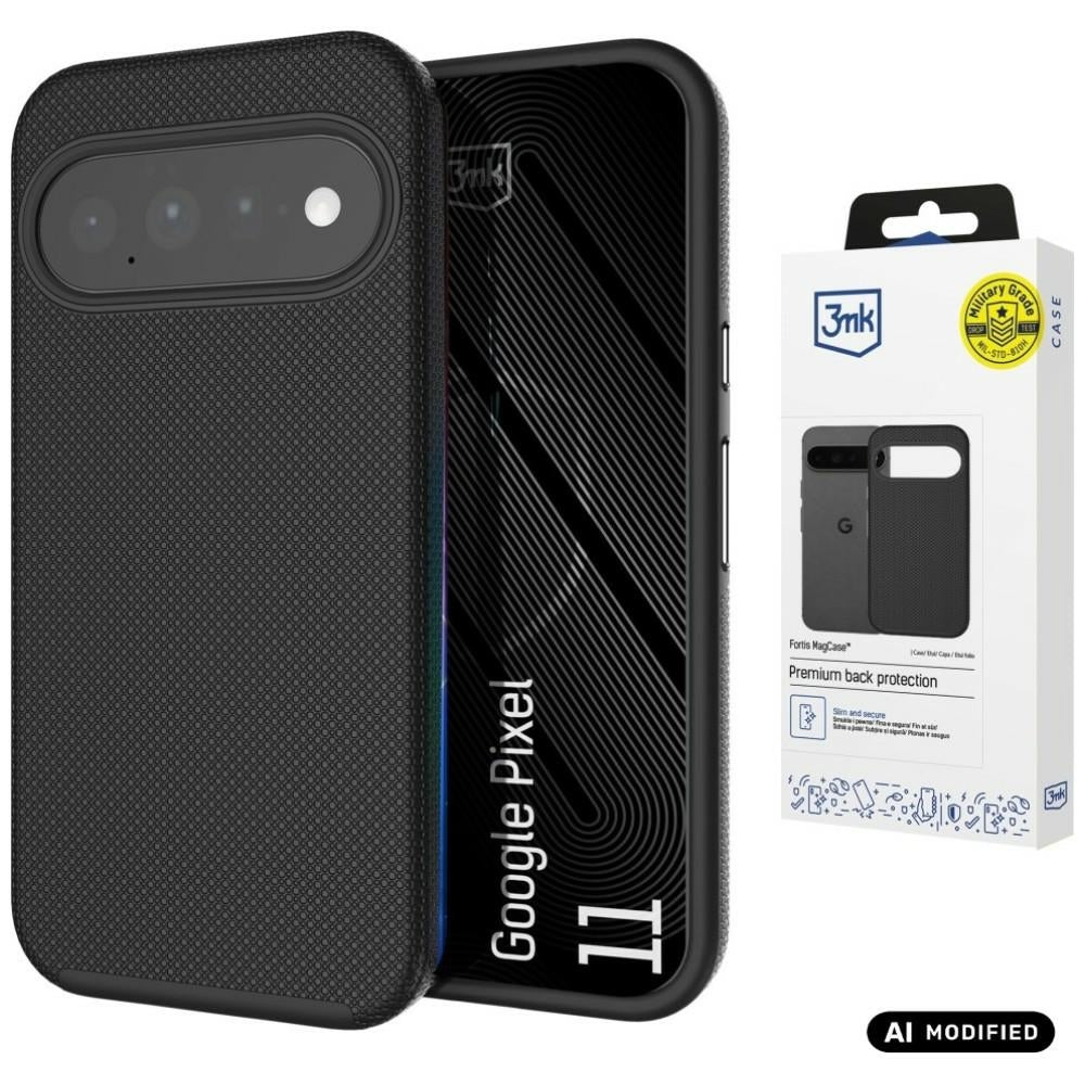 3mk Google Pixel 11 Kuori Fortis MagCase Musta