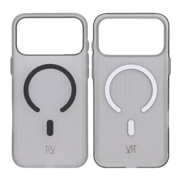 Rvelon iPhone 17 Pro Max Kuori Aaltopahvi MagSafe Harmaa