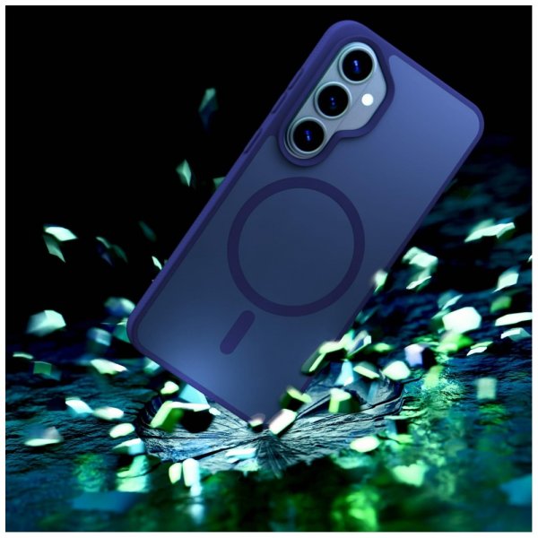 3mk Samsung Galaxy S26 Kuori Smoke MagCase Sininen