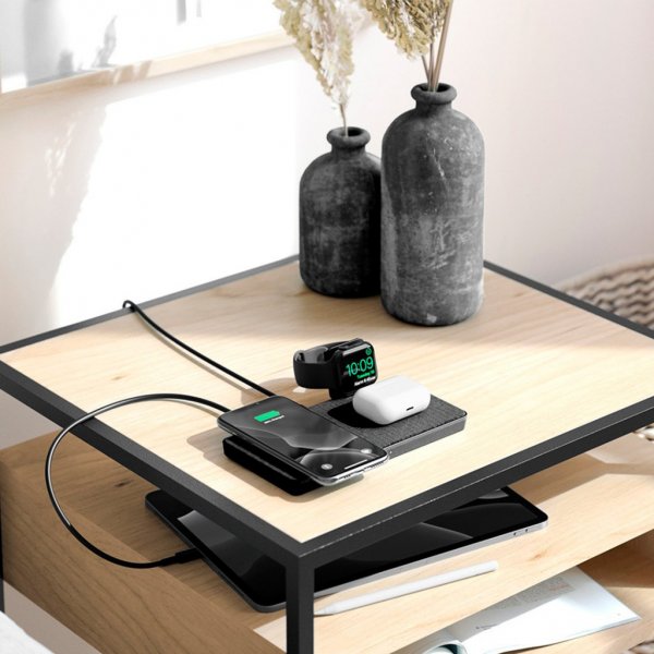 ALOGIC Ultra Power 4-in-1 Langaton Kaksinkertainen Lataustelakka Apple Watch -laturilla