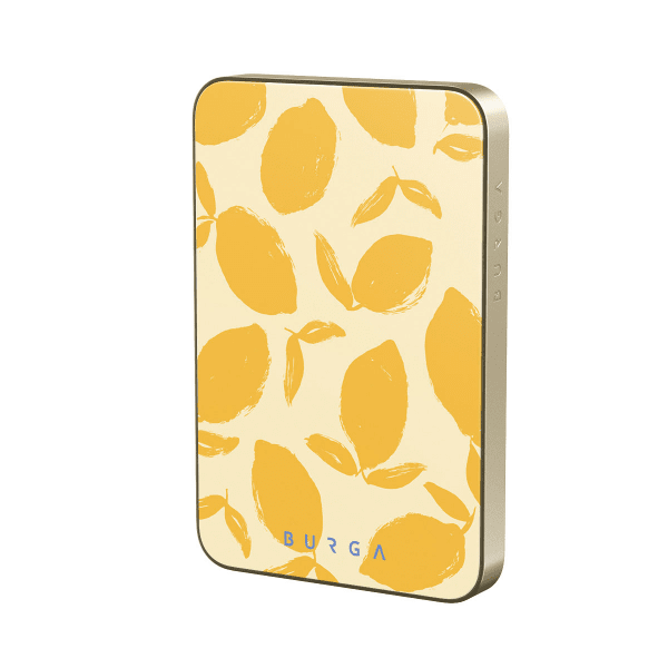 Burga Powerbank MagSafe 5000 mAh Sitruunatorttu