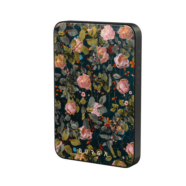 Burga Power Bank MagSafe 5000 mAh Bloomy Garden