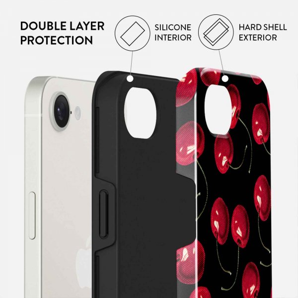 Burga iPhone 16e/iPhone 17e -kuori Tough MagSafe Cherrybomb
