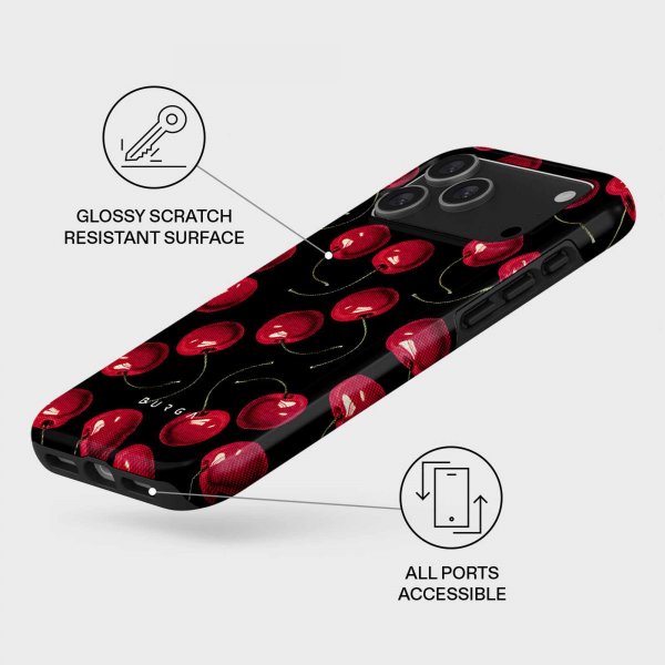 Burga iPhone 17 Pro Max kuori Tough MagSafe Cherrybomb