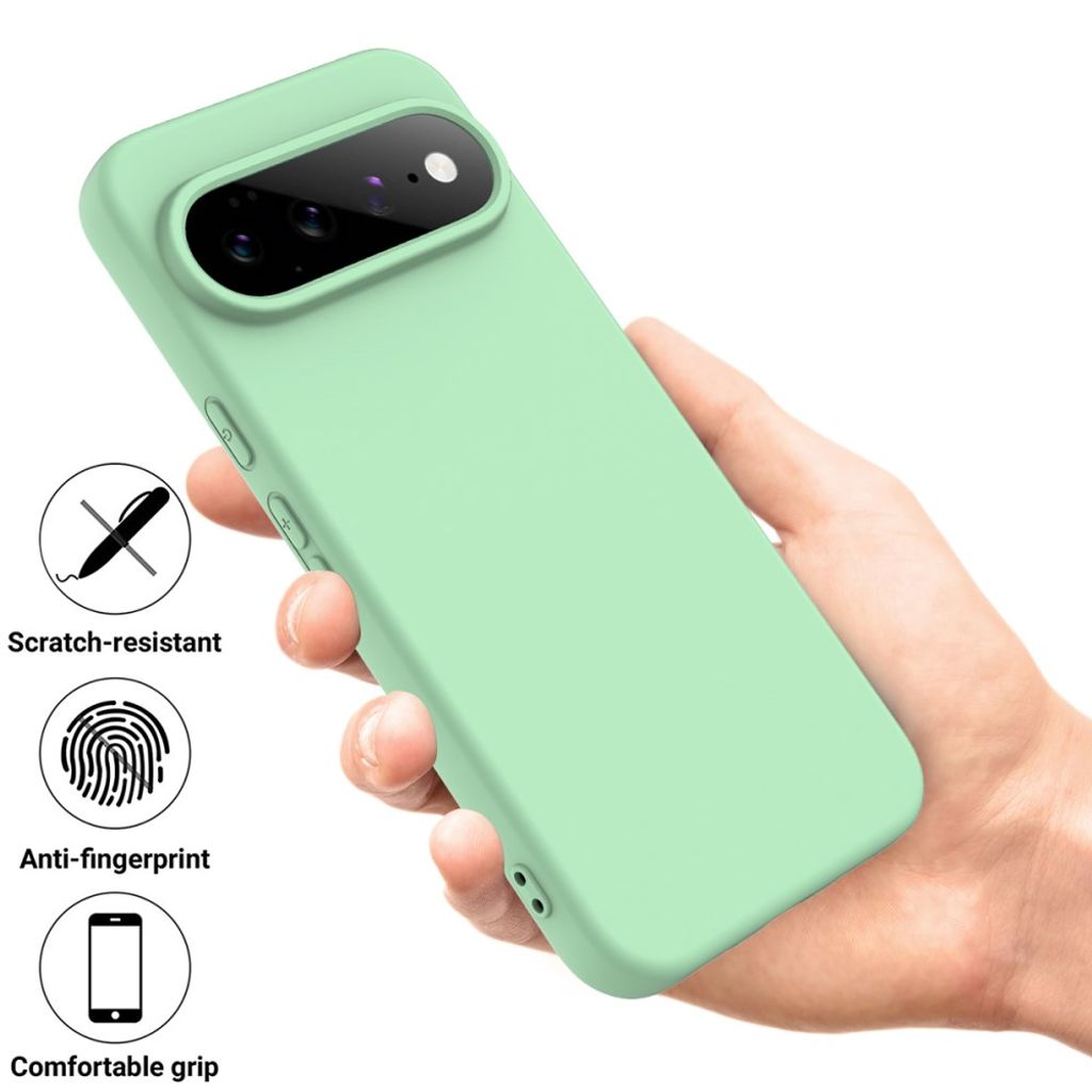 Google Pixel 11 Pro XL Kuori Remmillä Silikoni Vihreä