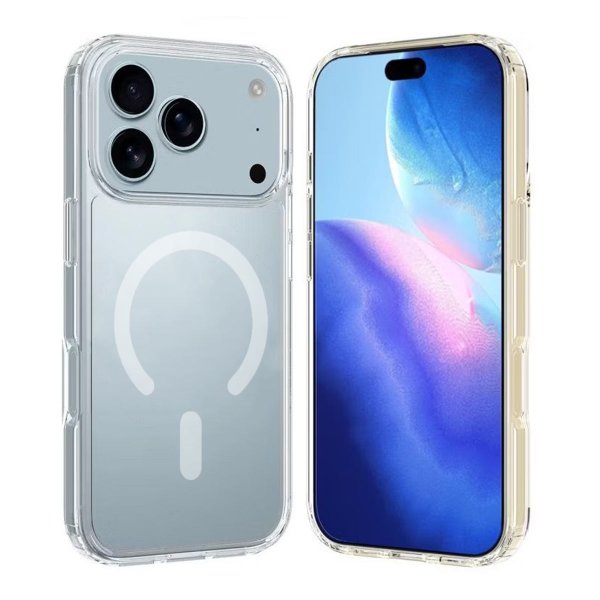 iPhone 17 Pro Max Kuori MagSafe-yhteensopiva Läpinäkyvä