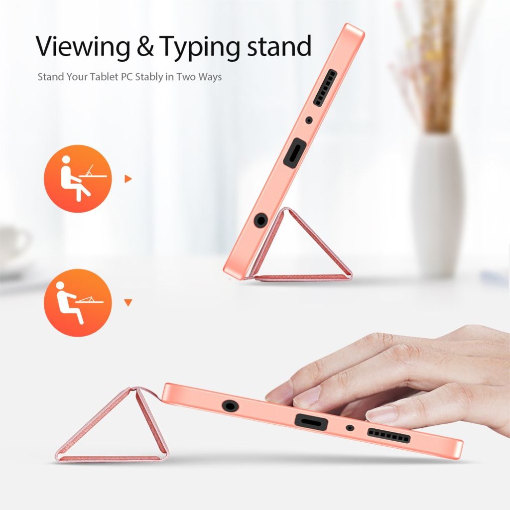 Dux Ducis Samsung Galaxy Tab A9/Galaxy Tab A11 Kotelo DOMO Series Vaaleanpunainen