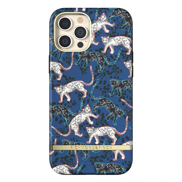Richmond & Finch iPhone 12 Pro Max -suojakuori, Blue Leopard