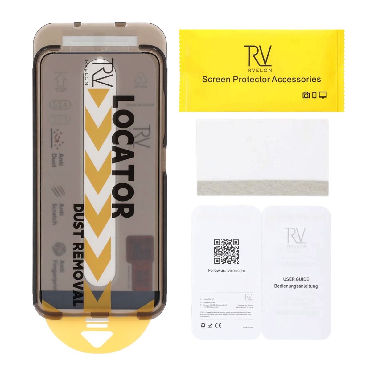 Rvelon Samsung Galaxy S24/S25 Näytönsuoja Asennuskehys Privacy