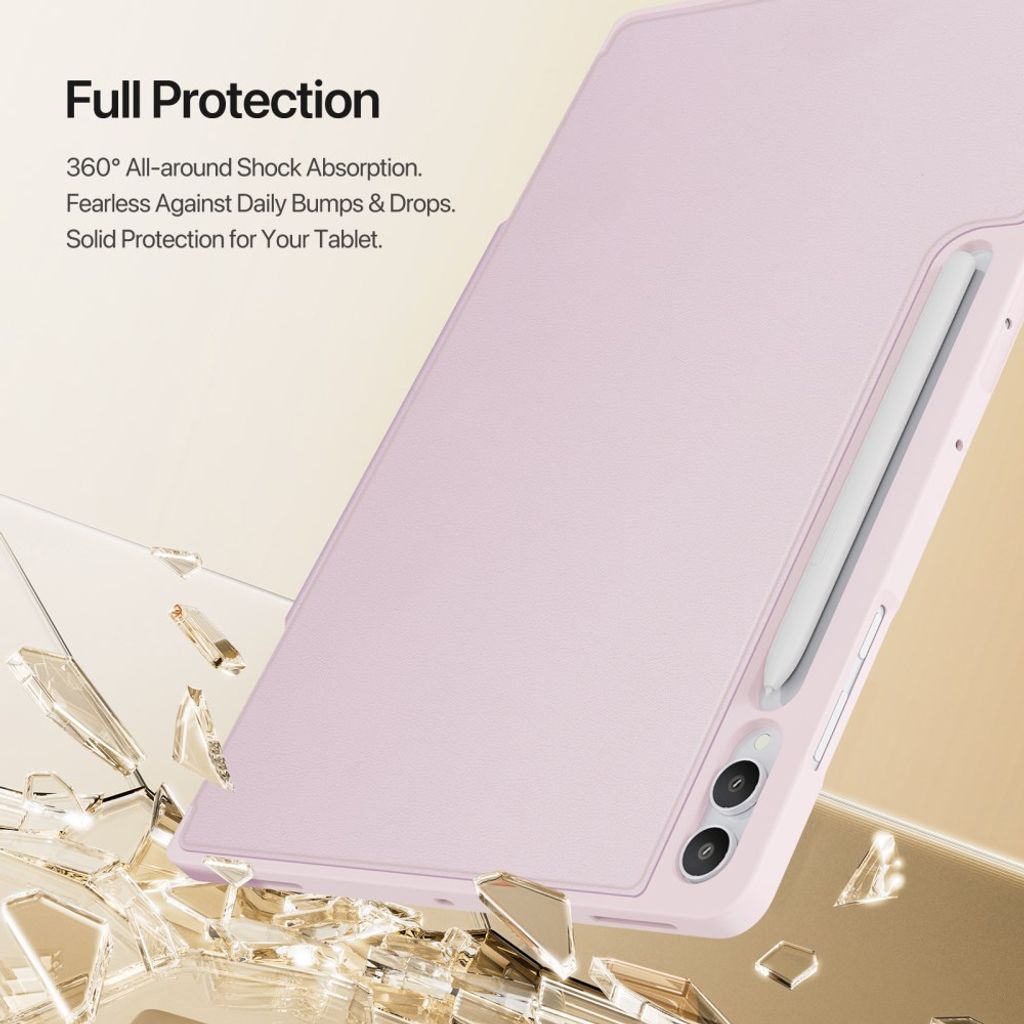 Dux Ducis Samsung Galaxy Tab S11 Ultra/S12 Ultra Kotelo Vers Series Vaaleanpunainen