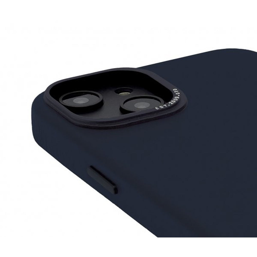 Decoded iPhone 14 Plus -kuoret nahkainen takakuori, tummansininen
