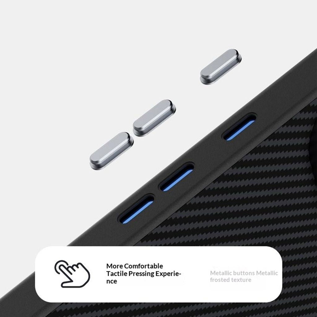 ABEEL Google Pixel 11 Kuori Hiilikuiturakenne MagSafe Musta
