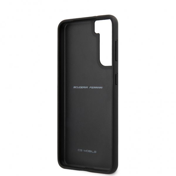 Ferrari Samsung Galaxy S21 Plus -kuori, logo, perforoitu, punainen