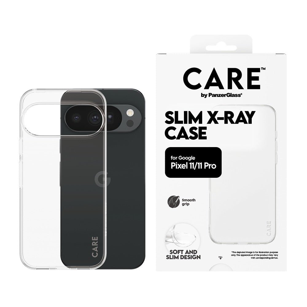 CARE by PanzerGlass Google Pixel 11/Pixel 11 Pro Kuori X-Ray Kirkas