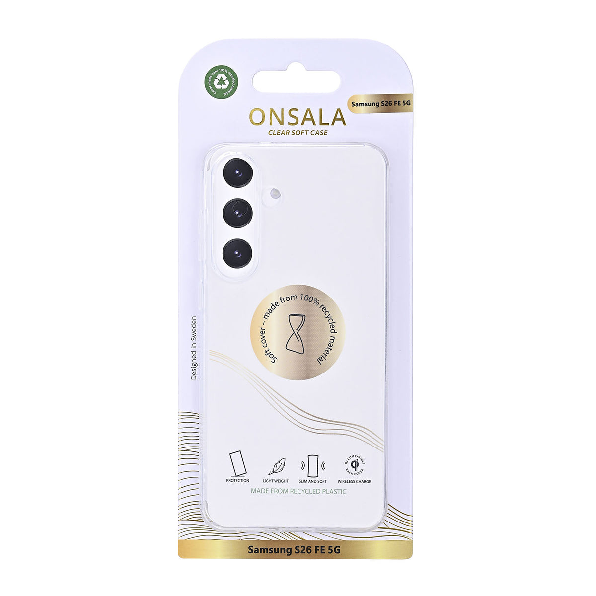 Onsala Samsung Galaxy S26 FE Kuori MagSafe Qi2 Kirkas