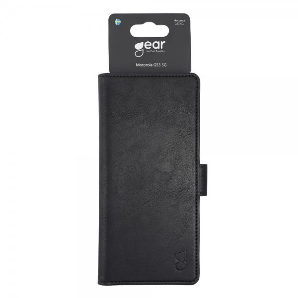 Gear Motorola Moto G53 5G Kotelo 3 Korttipaikkaa Musta