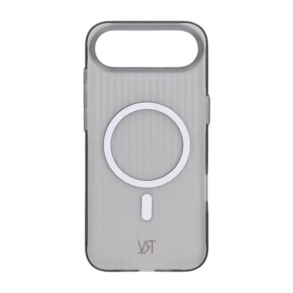 Rvelon iPhone Air -kuori, aallotettu, MagSafe, harmaa
