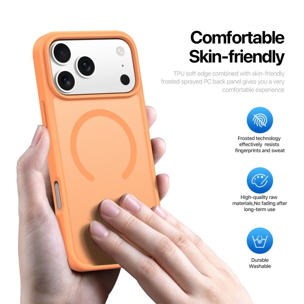 Dux Ducis iPhone 17 Pro Max Kuori Yind Series MagSafe Oranssi