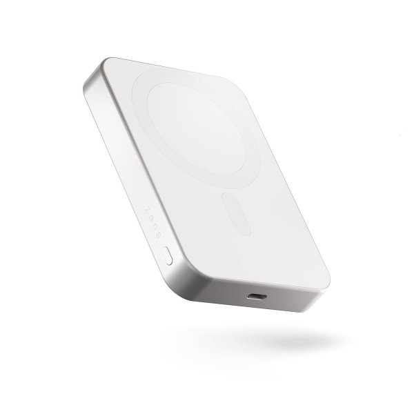 Zens Powerbank Pro 1 Slim 10 000 mAh Qi2 MagSafe Valkoinen