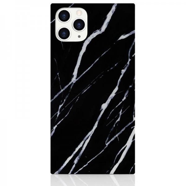 iDecoz iPhone 11 Pro Kuori Square Case Marble Svart