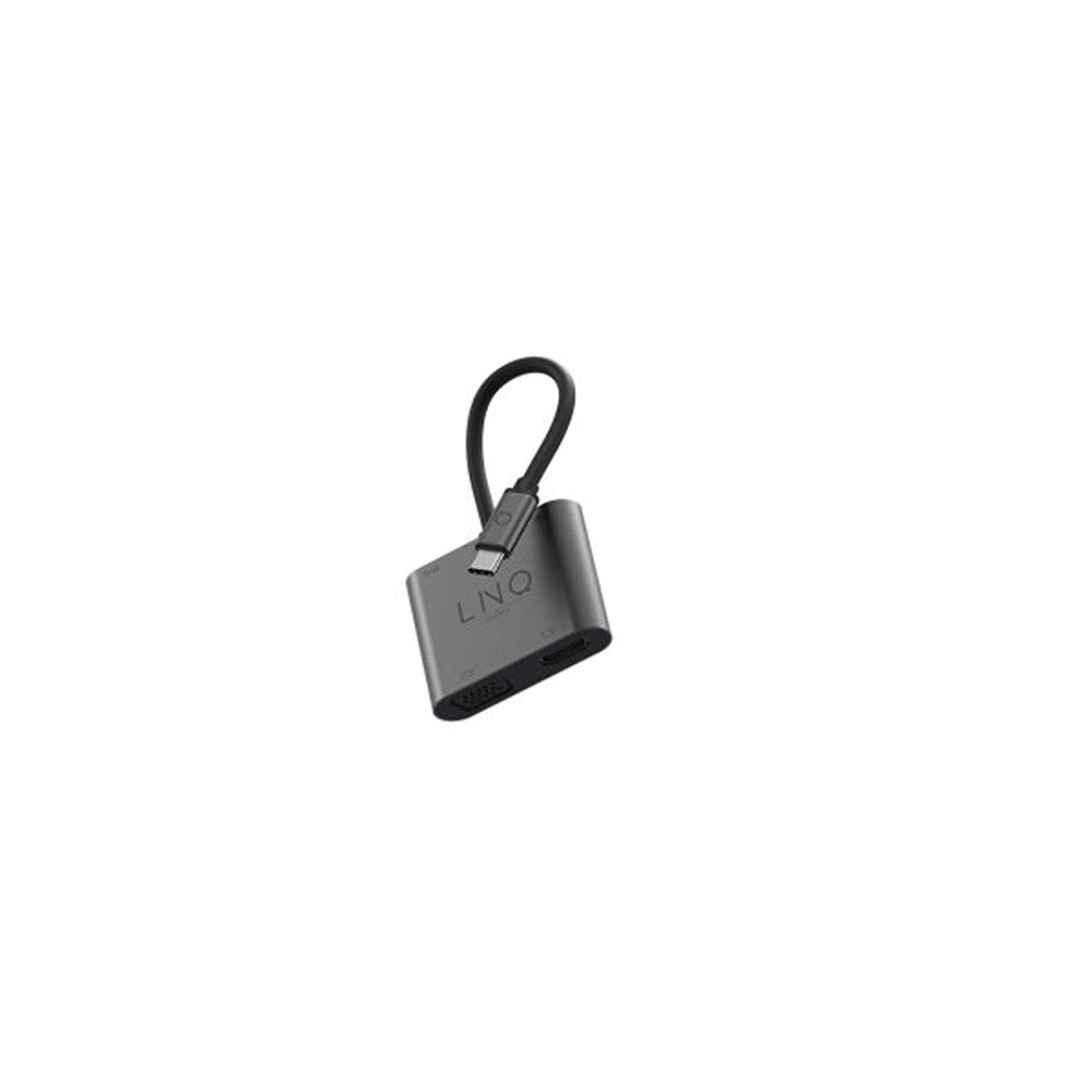 LINQ by Elements 4-in-1 USB-C-moniporttikeskitin