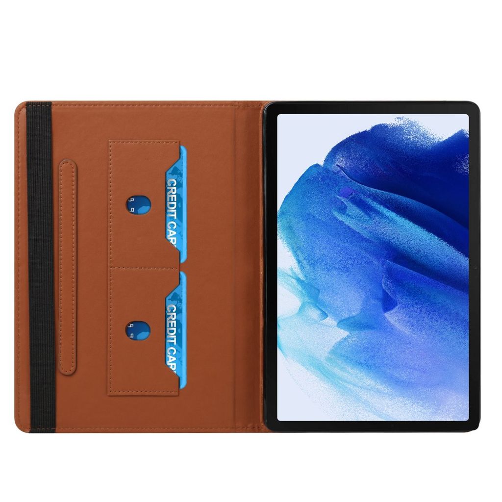Samsung Galaxy Tab S12 Plus Kotelo 360 astetta pyöritettävä Ruskea