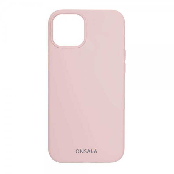 Onsala iPhone 13 Mini Silikonikuori, hiekanpunainen