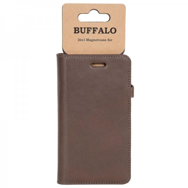 Buffalo Samsung Galaxy S9 Plus -suojakotelo 2-in-1 magneettikotelo, ruskea