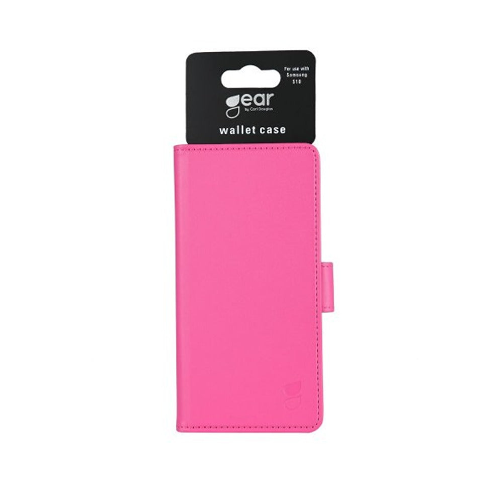 Samsung Galaxy S10 Gear -suojakuori, 3 korttipaikkaa, vaaleanpunainen