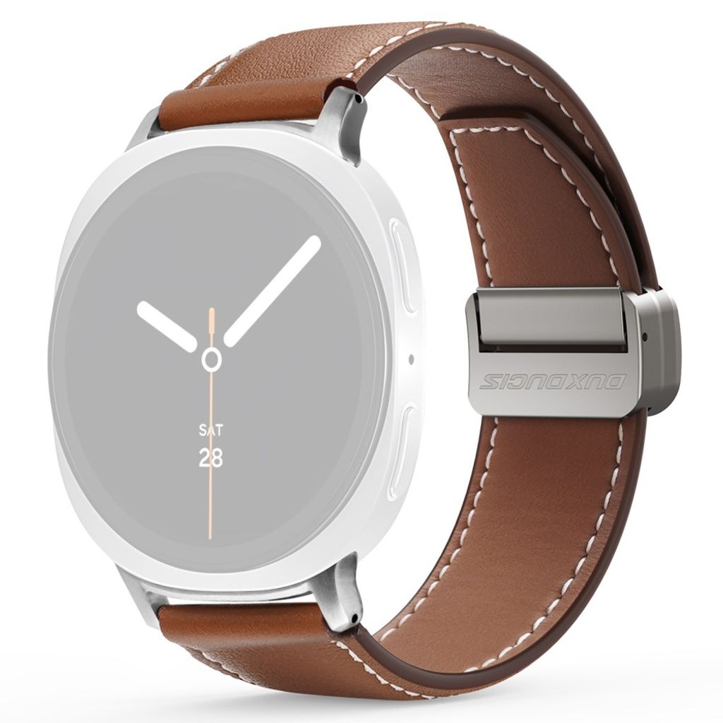 Dux Ducis Samsung Galaxy Watch 8/9 40/44mm/8 Classic 46mm Ranneke YA Series Ruskea