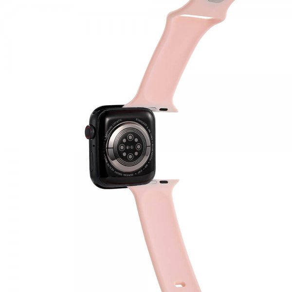 Gear Apple Watch 44/45/46mm/Apple Watch Ultra ranneke silikoni pinkki
