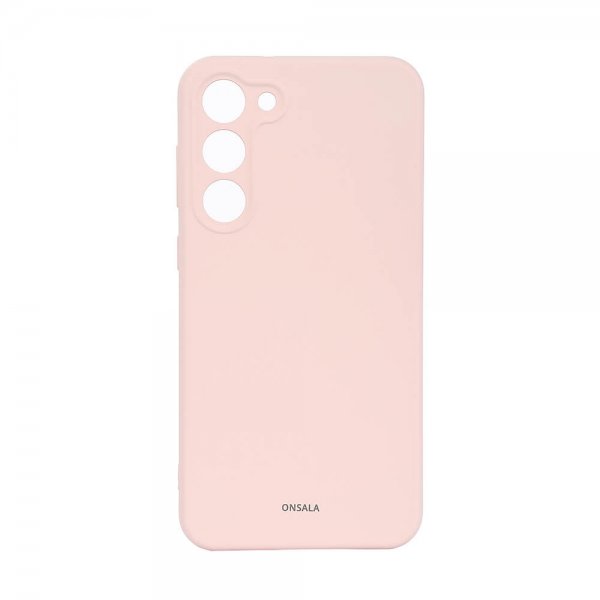 Onsala Samsung Galaxy S23 Plus -silikonikuori, Chalk Pink