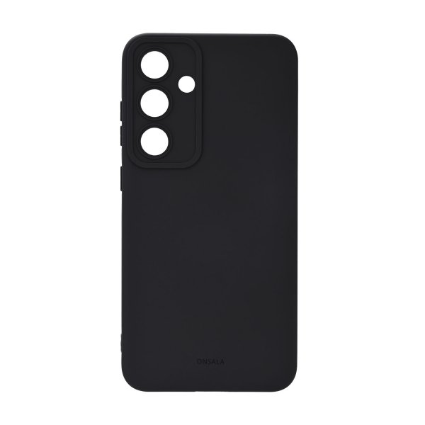 Onsala Samsung Galaxy S25 Plus Silikonisuojakuori Musta