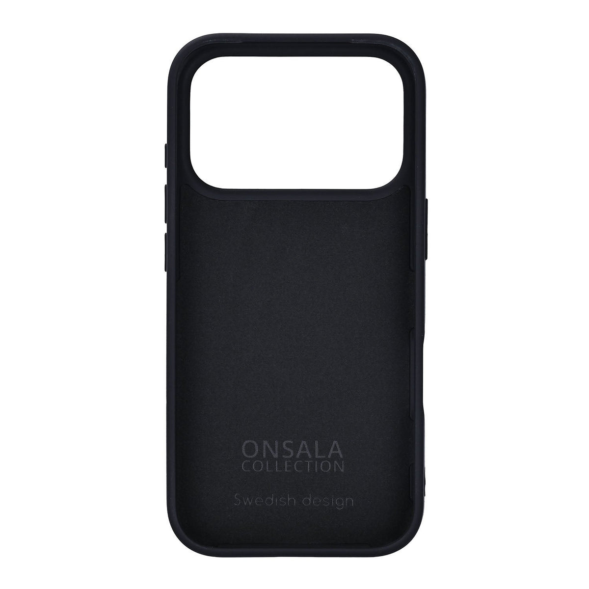 Onsala iPhone 17 Pro/iPhone 18 Pro Kuori Silikonin tuntu Musta