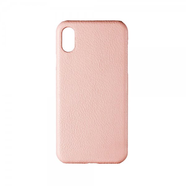 Onsala iPhone X/Xs Kotelo Aitoa Nahkaa Ruusukulta