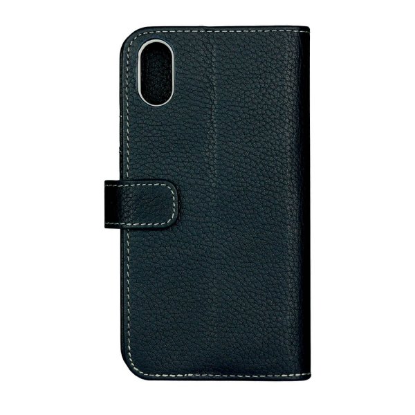 Onsala iPhone X/Xs Kotelo, Aitoa Nahkaa, Sininen
