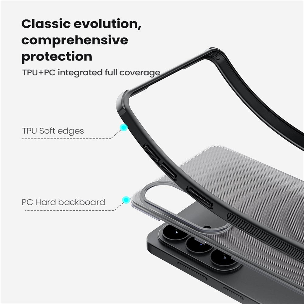 Nillkin Samsung Galaxy A37 Kuori Super Frosted Shield Pro Kirkas Musta